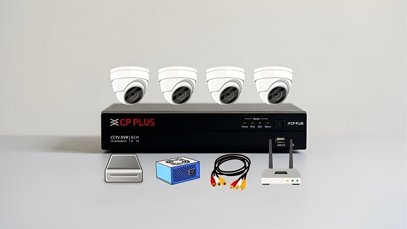 4 Camera CCTV